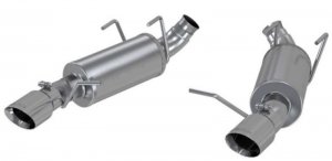 Ford Mustang Performance Exhaust - Rear - MBRP - Armor Lite Axle Back Dual Muffler - `11-`14