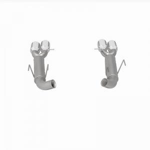 Ford Mustang Performance Exhaust - Rear - Magnaflow - Competition Series Axle-Back - Polished - `11-`12