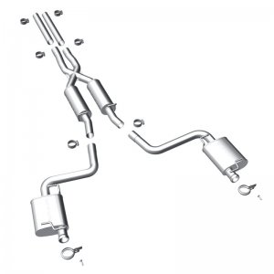 Dodge Challenger Performance Exhaust - Rear - Magnaflow - Cat Back, Dual Split Rear Exit - `11-`14