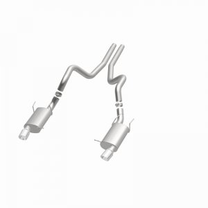 Ford Mustang Performance Exhaust - Rear - Magnaflow - Cat Back, Dual Split Rear Exit, Street Series - `13-`14