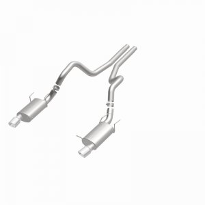 Ford Mustang Performance Exhaust - Rear - Magnaflow - Cat Back, Dual Split Rear Exit, Street Series - `13-`14