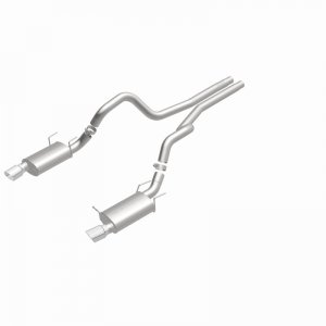 Ford Mustang Performance Exhaust - Rear - Magnaflow - Cat Back, Dual Split Rear Exit, Street Series - `13-`14