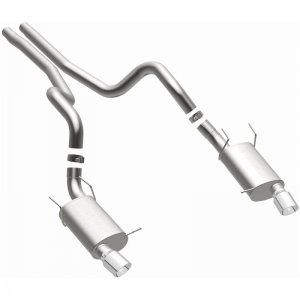 Ford Mustang Performance Exhaust - Rear - Magnaflow - Cat Back, Dual Split Rear Exit, Street Series - `13-`14