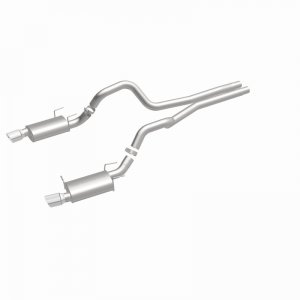 Ford Mustang Performance Exhaust - Rear - Magnaflow - Cat Back, Dual Split Rear Exit, Street Series - `13-`14
