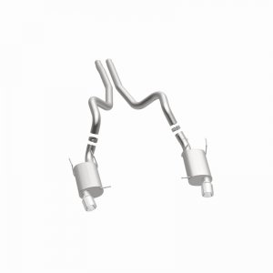 Ford Mustang Performance Exhaust - Rear - Magnaflow - Cat Back, Dual Split Rear Exit, Street Series - `13-`14