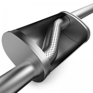 Ford Mustang Performance Exhaust - Rear - Magnaflow - Cat Back, Dual Split Rear Exit - `13-`14