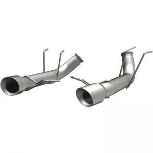 Ford Mustang Performance Exhaust - Rear - Magnaflow - Axle-Back, Dual Split Rear Exit, Race Series - Stainless - `13-`14