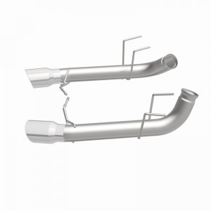Ford Mustang Performance Exhaust - Rear - Magnaflow - Axle-Back, Dual Split Rear Exit, Race Series - Stainless - `13-`14