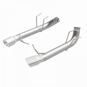 Ford Mustang Performance Exhaust - Rear - Magnaflow - Axle-Back, Dual Split Rear Exit, Race Series - Stainless - `13-`14