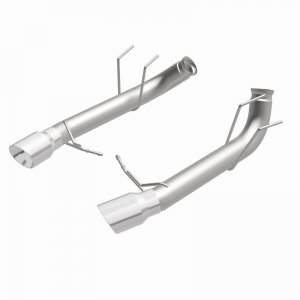 Ford Mustang Performance Exhaust - Rear - Magnaflow - Axle-Back, Dual Split Rear Exit, Race Series - Stainless - `13-`14