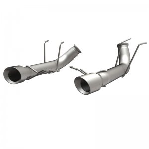 Ford Mustang Performance Exhaust - Rear - Magnaflow - Axle-Back, Dual Split Rear Exit, Race Series - Stainless - `13-`14