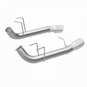 Ford Mustang Performance Exhaust - Rear - Magnaflow - Axle-Back, Dual Split Rear Exit, Race Series - Stainless - `13-`14