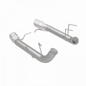Ford Mustang Performance Exhaust - Rear - Magnaflow - Axle-Back, Dual Split Rear Exit, Race Series - Stainless - `13-`14