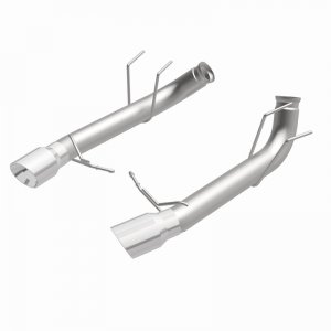 Ford Mustang Performance Exhaust - Rear - Magnaflow - Axle-Back, Dual Split Rear Exit, Race Series - Stainless - `13-`14