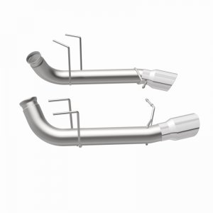 Ford Mustang Performance Exhaust - Rear - Magnaflow - Axle-Back, Dual Split Rear Exit, Race Series - Stainless - `13-`14