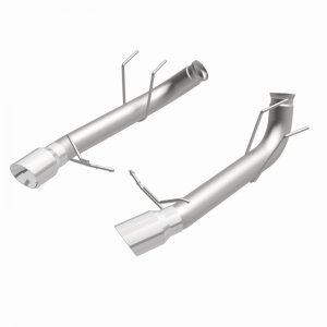 Ford Mustang Performance Exhaust - Rear - Magnaflow - Axle-Back, Dual Split Rear Exit, Race Series - Stainless - `13-`14