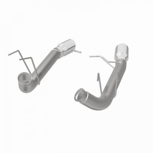 Ford Mustang Performance Exhaust - Rear - Magnaflow - Axle-Back, Dual Split Rear Exit, Race Series - Stainless - `13-`14