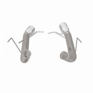 Ford Mustang Performance Exhaust - Rear - Magnaflow - Axle-Back, Dual Split Rear Exit, Race Series - Stainless - `13-`14