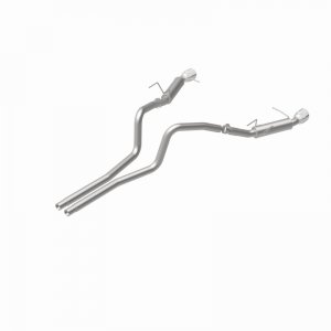 Ford Mustang Performance Exhaust - Dual Split Rear - Magnaflow - Competition Series Cat Back - Polished Stainless - 2014