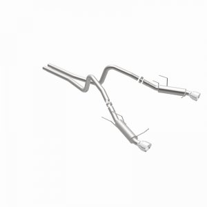 Ford Mustang Performance Exhaust - Dual Split Rear - Magnaflow - Competition Series Cat Back - Polished Stainless - 2014