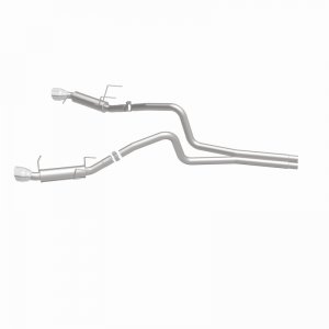 Ford Mustang Performance Exhaust - Dual Split Rear - Magnaflow - Competition Series Cat Back - Polished Stainless - 2014