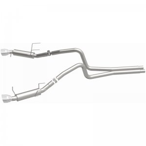 Ford Mustang Performance Exhaust - Dual Split Rear - Magnaflow - Competition Series Cat Back - Polished Stainless - 2014