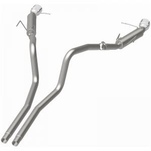 Ford Mustang Performance Exhaust - Dual Split Rear - Magnaflow - Competition Series Cat Back - Polished Stainless - 2014