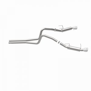 Ford Mustang Performance Exhaust - Dual Split Rear - Magnaflow - Competition Series Cat Back - Polished Stainless - 2014