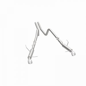 Ford Mustang Performance Exhaust - Dual Split Rear - Magnaflow - Competition Series Cat Back - Polished Stainless - 2014