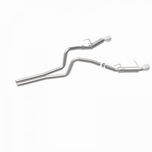 Ford Mustang Performance Exhaust - Dual Split Rear - Magnaflow - Competition Series Cat Back - Polished Stainless - 2014