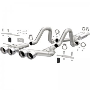 Chevrolet Corvette Performance Exhaust - Rear - Magnaflow - Cat Back, Competition Series, Quad Center Rear Exit - `00-`04