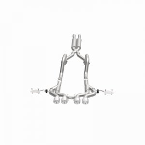 Chevrolet Corvette Performance Exhaust - Rear - Magnaflow - Cat Back, Competition Series, Quad Center Rear Exit - `00-`04