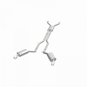 Chevrolet Camaro Performance Exhaust - Rear - Magnaflow - Cat Back, Dual Split, Street Series - Polished - `11-`15