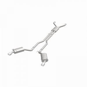Chevrolet Camaro Performance Exhaust - Rear - Magnaflow - Cat Back, Dual Split, Street Series - Polished - `11-`15