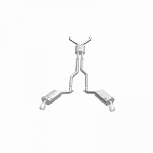 Chevrolet Camaro Performance Exhaust - Rear - Magnaflow - Cat Back, Dual Split, Street Series - Polished - `11-`15