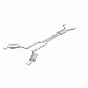 Chevrolet Camaro Performance Exhaust - Rear - Magnaflow - Cat Back, Dual Split, Street Series - Polished - `11-`15