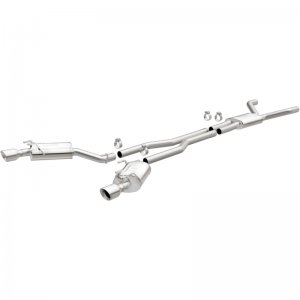 Chevrolet Camaro Performance Exhaust - Rear - Magnaflow - Cat Back, Dual Split, Street Series - Polished - `11-`15