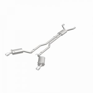 Chevrolet Camaro Performance Exhaust - Rear - Magnaflow - Cat Back, Dual Split, Street Series - Polished - `11-`15
