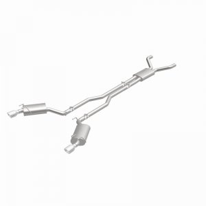 Chevrolet Camaro Performance Exhaust - Rear - Magnaflow - Cat Back, Dual Split, Street Series - Polished - `11-`15