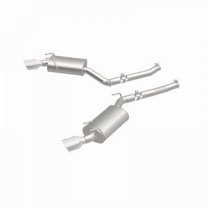 Chevrolet Camaro Performance Exhaust - Rear - Magnaflow - Axle Back, Dual Split, 4in Tips, Stainless Steel - Polished - `10-`15