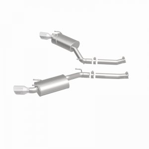 Chevrolet Camaro Performance Exhaust - Rear - Magnaflow - Axle Back, Dual Split, 4in Tips, Stainless Steel - Polished - `10-`15