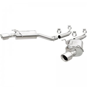 Chevrolet Camaro Performance Exhaust - Rear - Magnaflow - Axle Back, Dual Split, 4in Tips, Stainless Steel - Polished - `10-`15