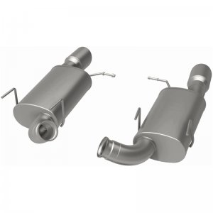 Ford Mustang Performance Exhaust - Rear - Magnaflow - Axle Back Street Series, Dual Split Rear Exit - `11-`12