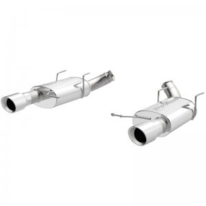 Ford Mustang Performance Exhaust - Rear - Magnaflow - Axle Back Street Series, Dual Split Rear Exit - `11-`12
