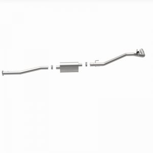 Toyota Tacoma Performance Exhaust - Single Passenger Side Rear - Magnaflow - Street Series Cat-Back - Polished - `00-`04