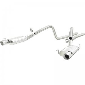 Ford Mustang Performance Exhaust - Dual Split Rear - Magnaflow - Cat Back - Street Series - Polished - `05-`09
