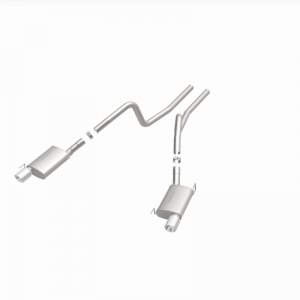 Ford Mustang Performance Exhaust - Dual Split Rear - Magnaflow - Cat Back - Street Series - Polished - `05-`09