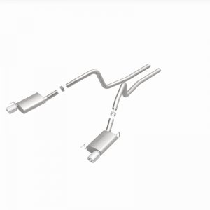 Ford Mustang Performance Exhaust - Dual Split Rear - Magnaflow - Cat Back - Street Series - Polished - `05-`09