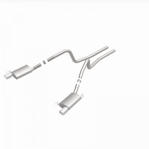 Ford Mustang Performance Exhaust - Dual Split Rear - Magnaflow - Cat Back - Street Series - Polished - `05-`09