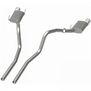 Ford Mustang Performance Exhaust - Dual Split Rear - Magnaflow - Cat Back - Street Series - Polished - `05-`09